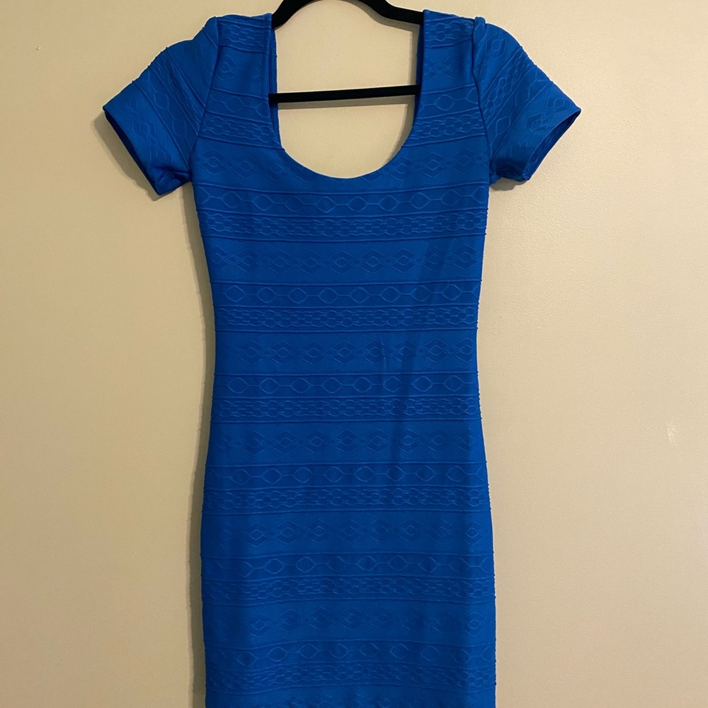 Forever 21 Vibrant Blue Mini Dress